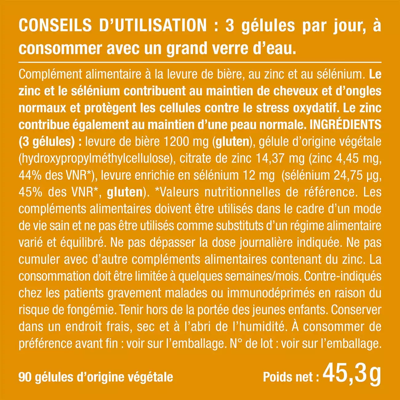 Bienfaits et contre indications pour Levure de Bière revivifiable