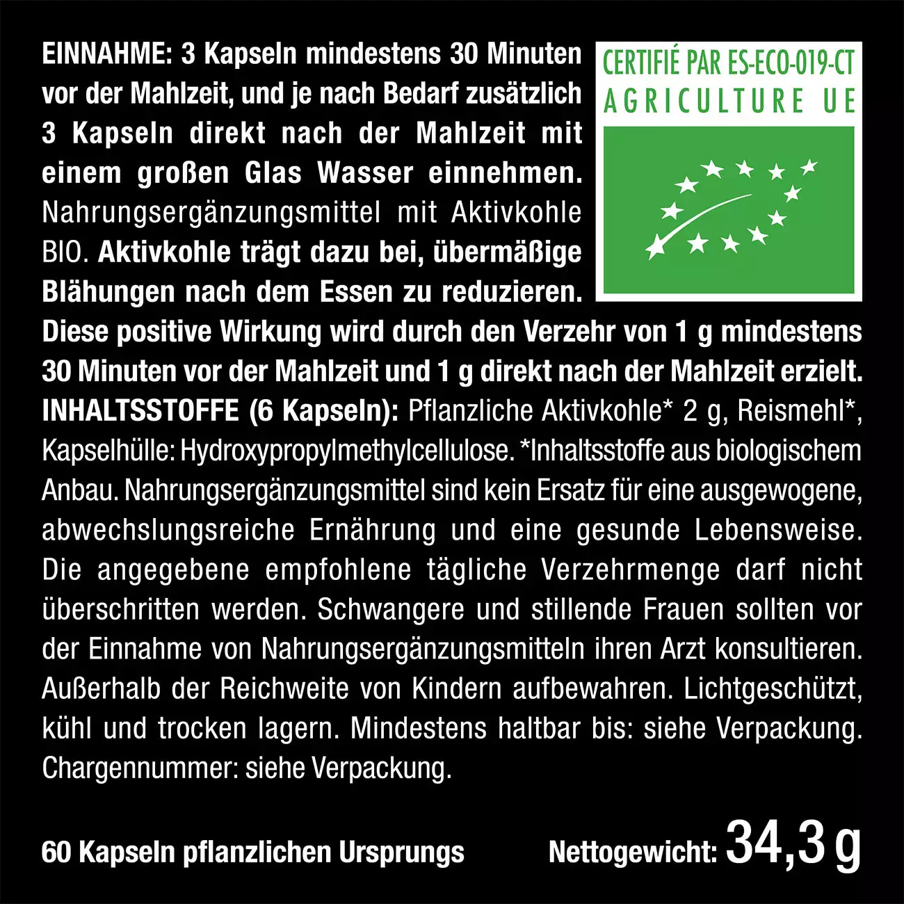 Vorteile und Risiken von Aktivkohle BIO PURECOAL®