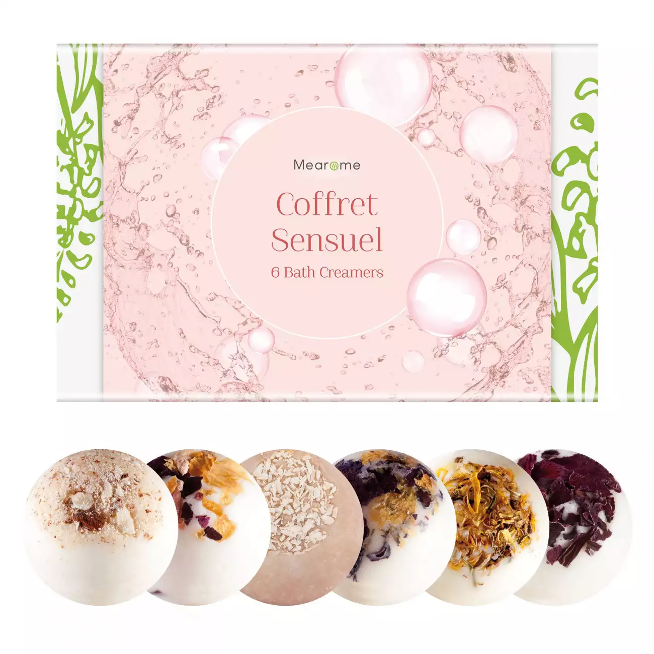 Photo du packaging de l'huile essentielle Boules de bain - Coffret Sensuel