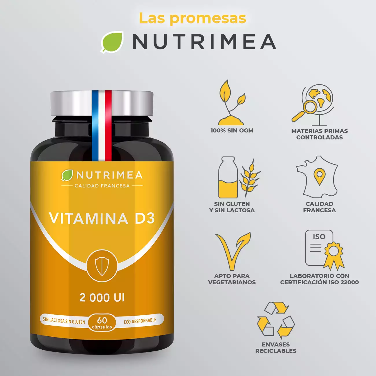 Vitamina D3 como complemento alimenticio 