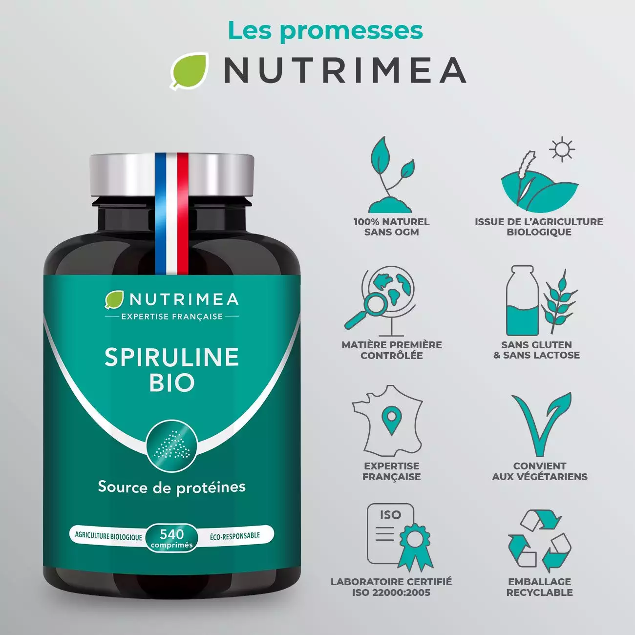 Spiruline Bio française en comprimés : avis et achat