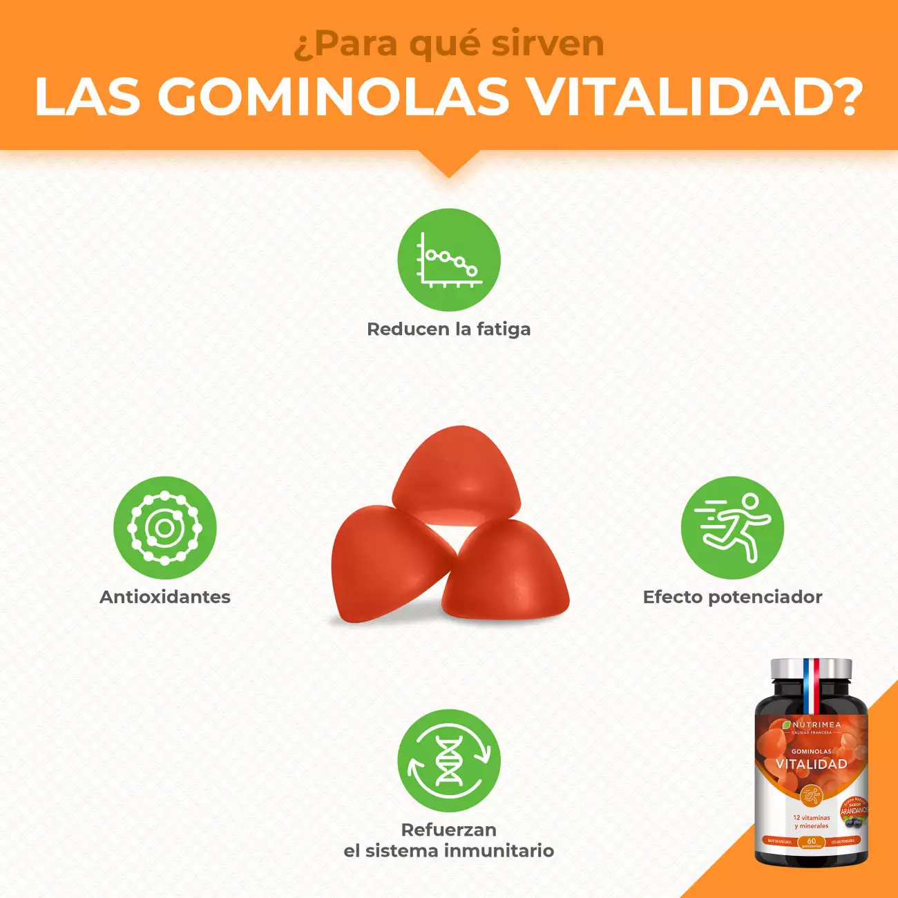 Beneficios y contraindicaciones de Gominolas Vitalidad