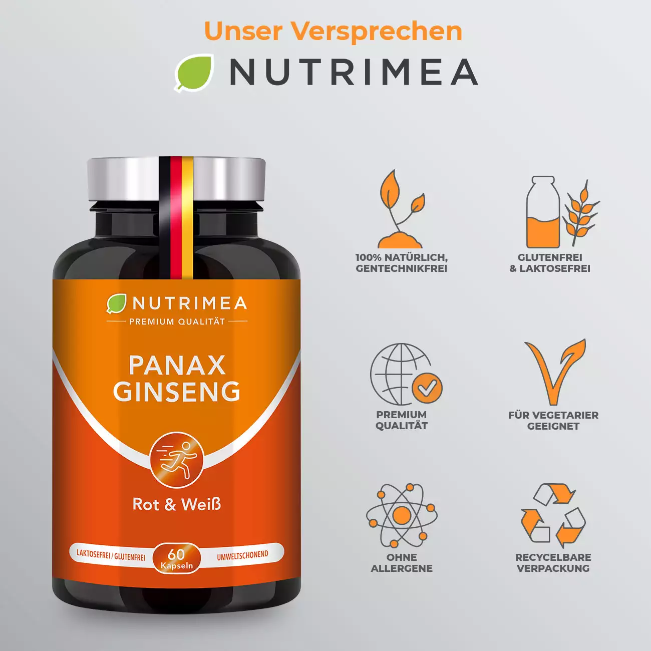 Panax Ginseng Kapseln.