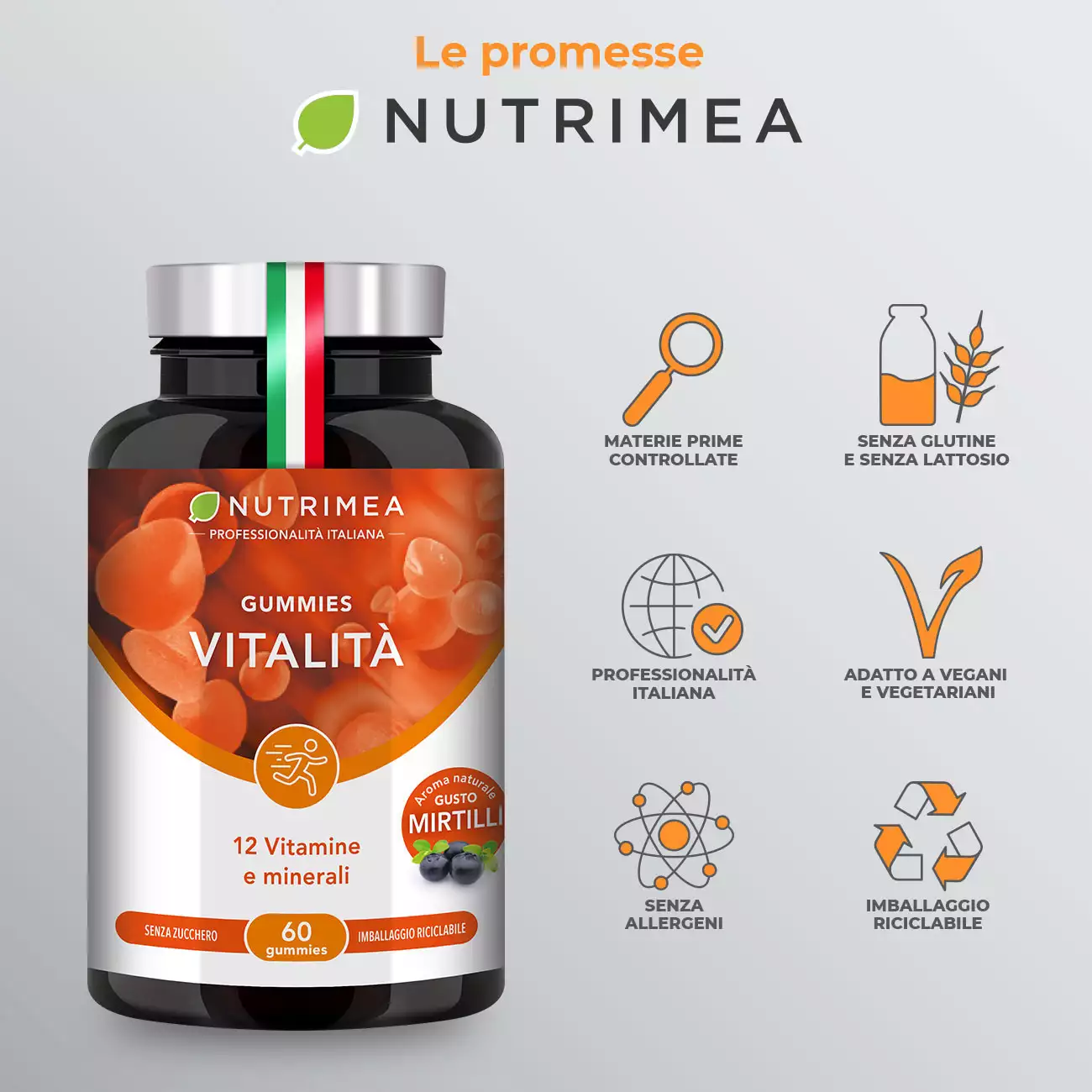 Capsule di Gummies Vitalità