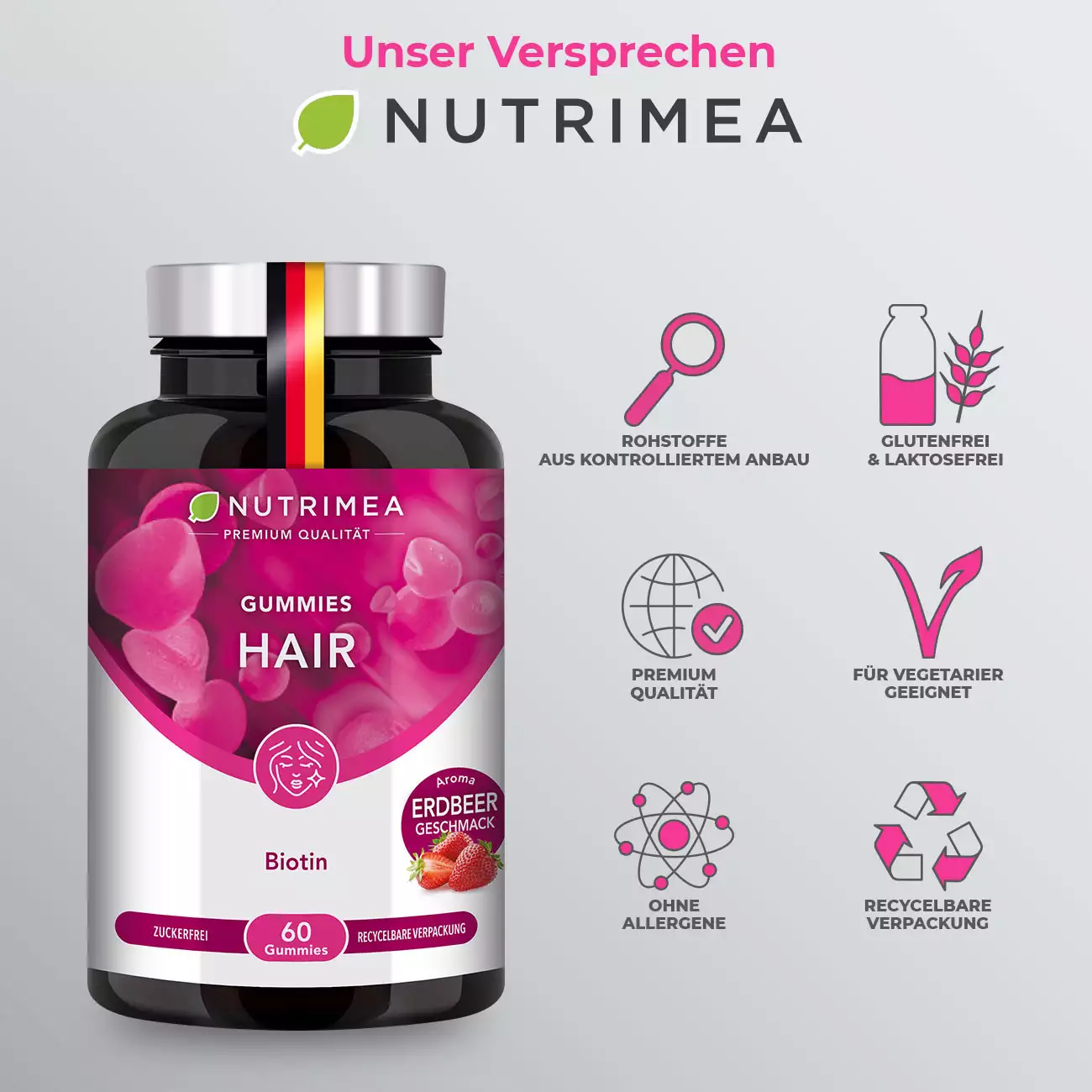 Biotin Hair Gummies Kapseln