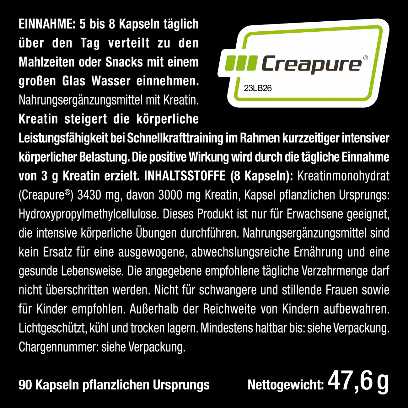 Vorteile und Risiken von KREATIN Creapure®