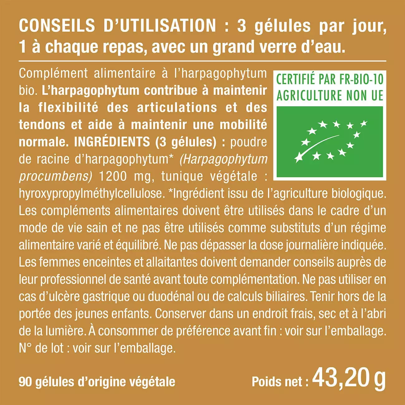 Illustration du pilulier du supplément Trio ARTICULATIONS - Glucosamine, Harpagophytum, Curcuma