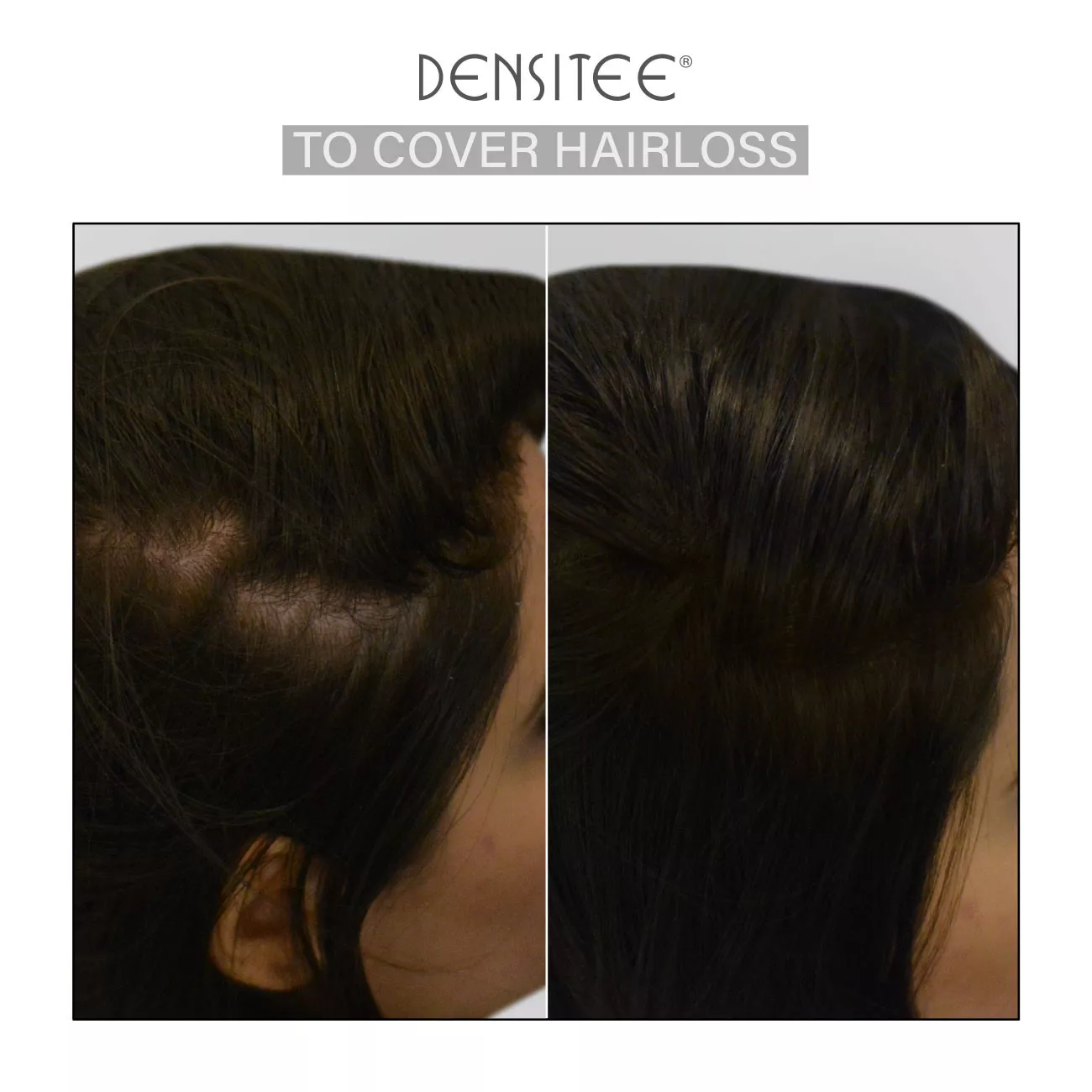 Haarpuder zur Vermeidung von Löchern im Haar Haarpuder zur Vermeidung von Löchern im Haar