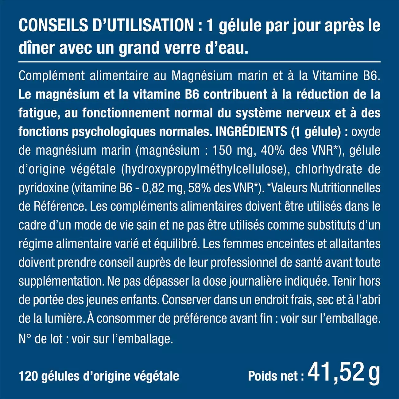 Duo TONUS - Multivitamines Minéraux & Magnésium marin pour 