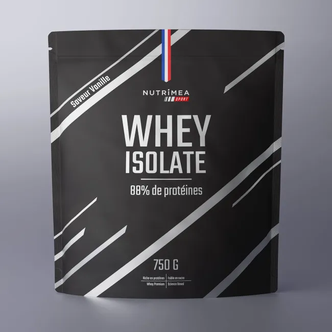 whey isolate gout vanille nutrimea sport