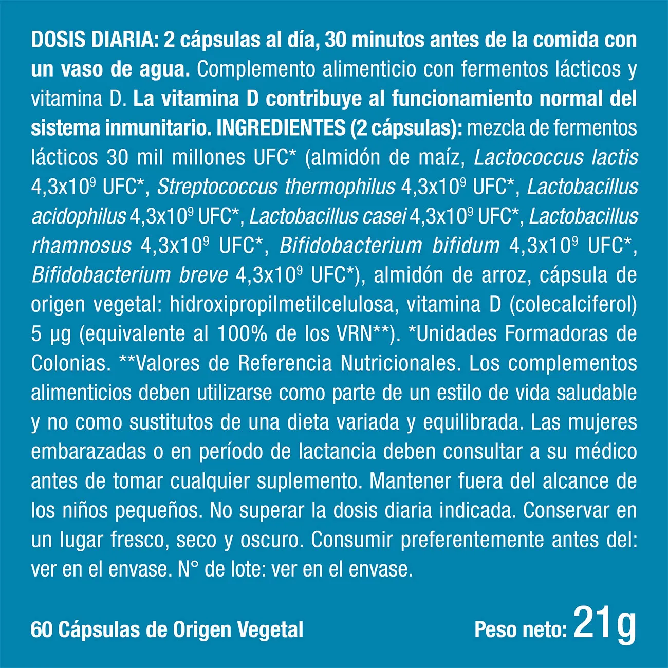 Probióticos y Prebióticos como complemento alimenticio