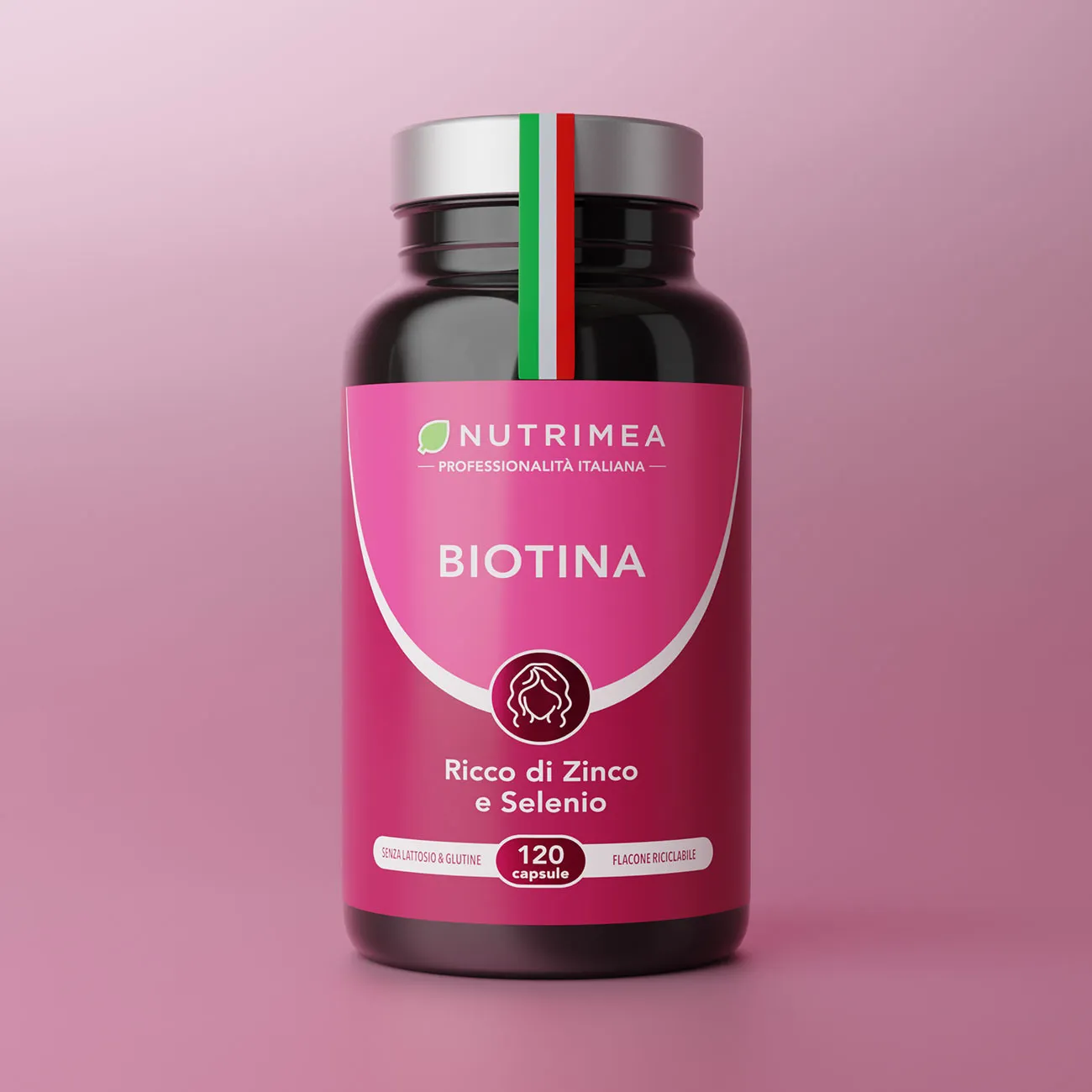 Integratore alimentare per capelli a base di Biotina Integratore alimentare per capelli a base di Biotina