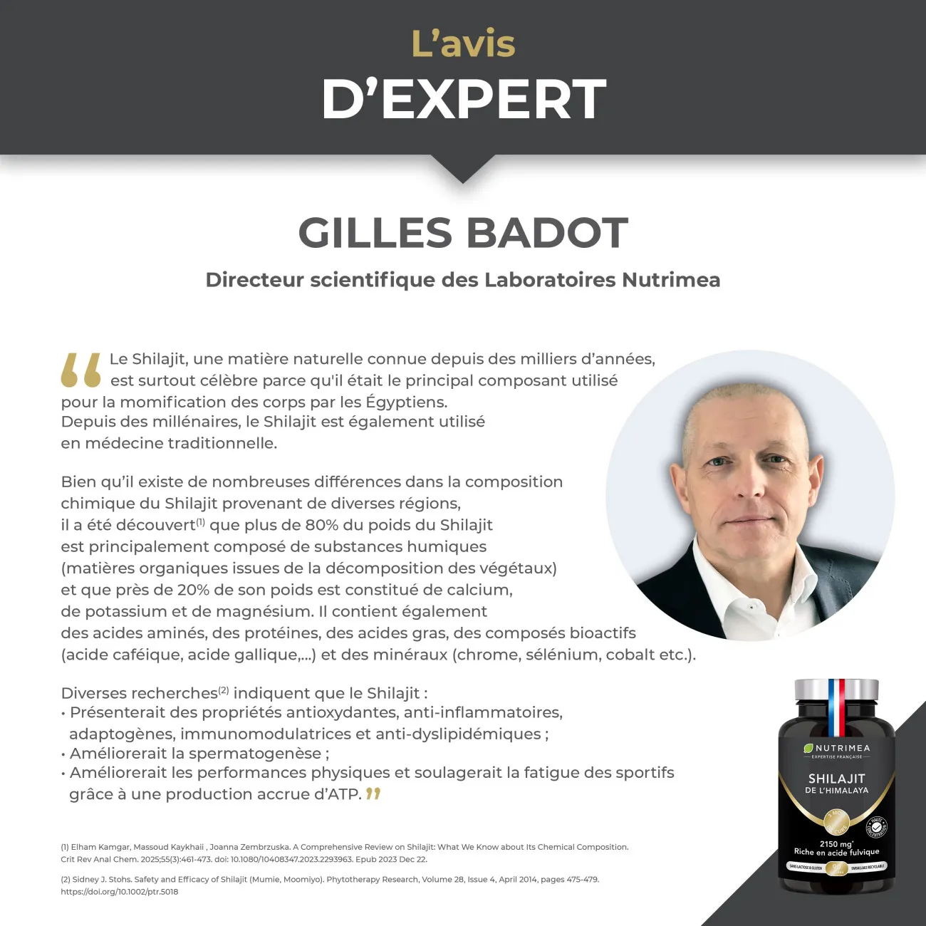 Avis expert Shilajit