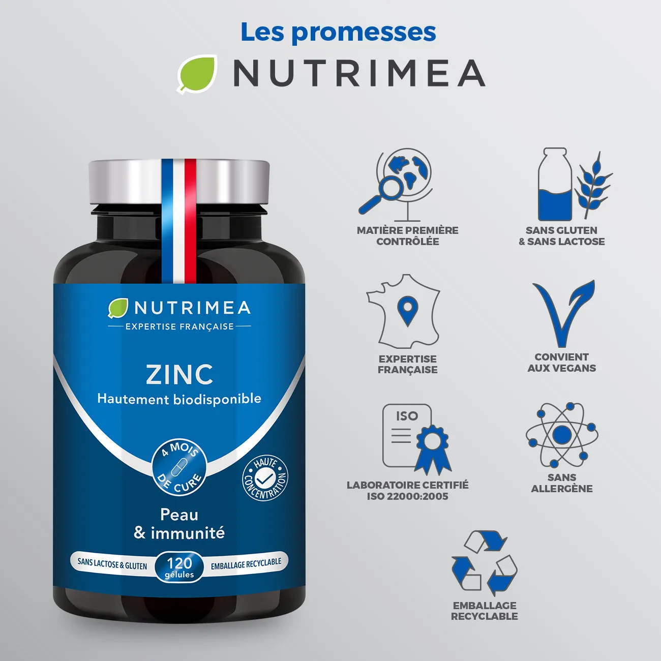 Gélules de Citrate de Zinc