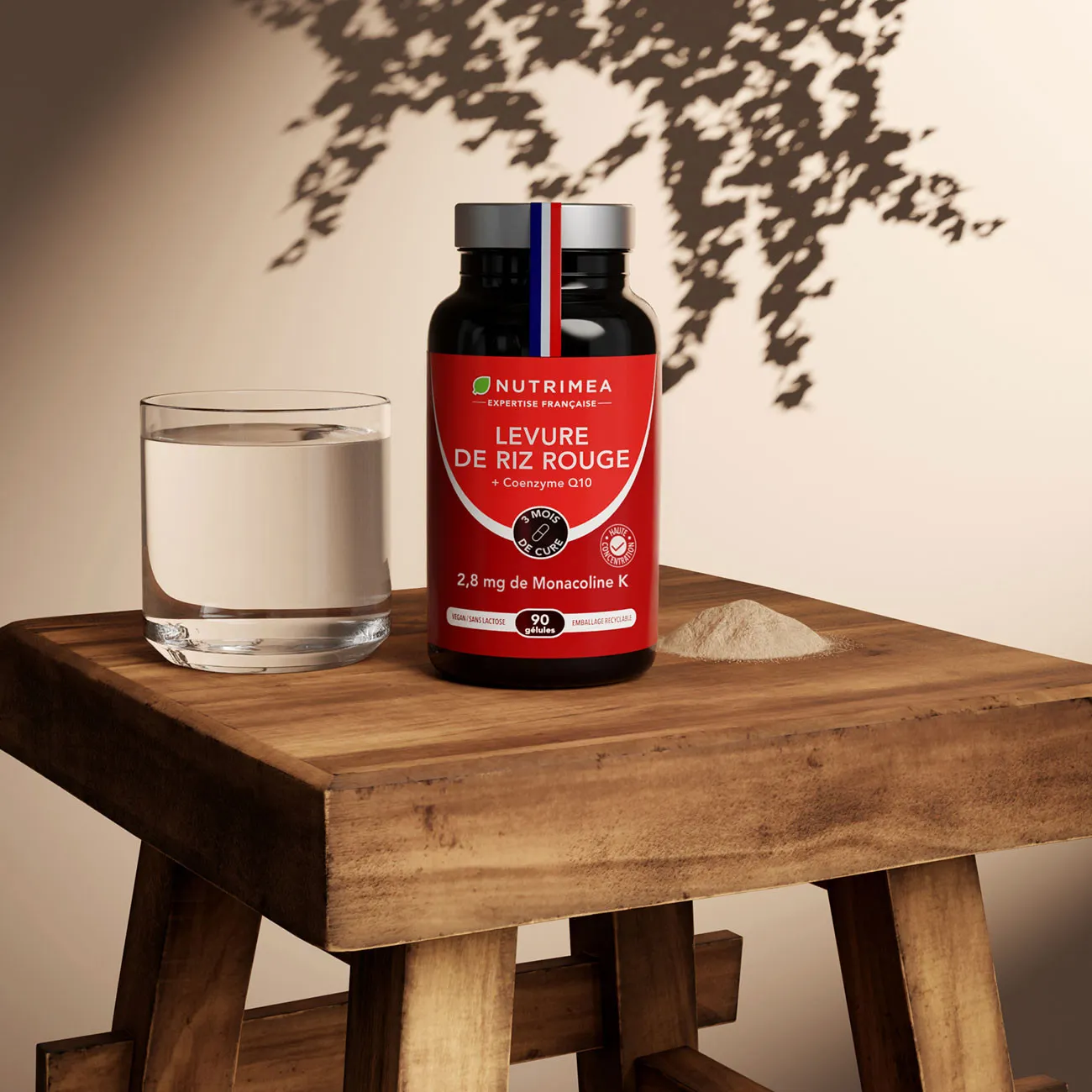 Levure de Riz Rouge en complément alimentaire