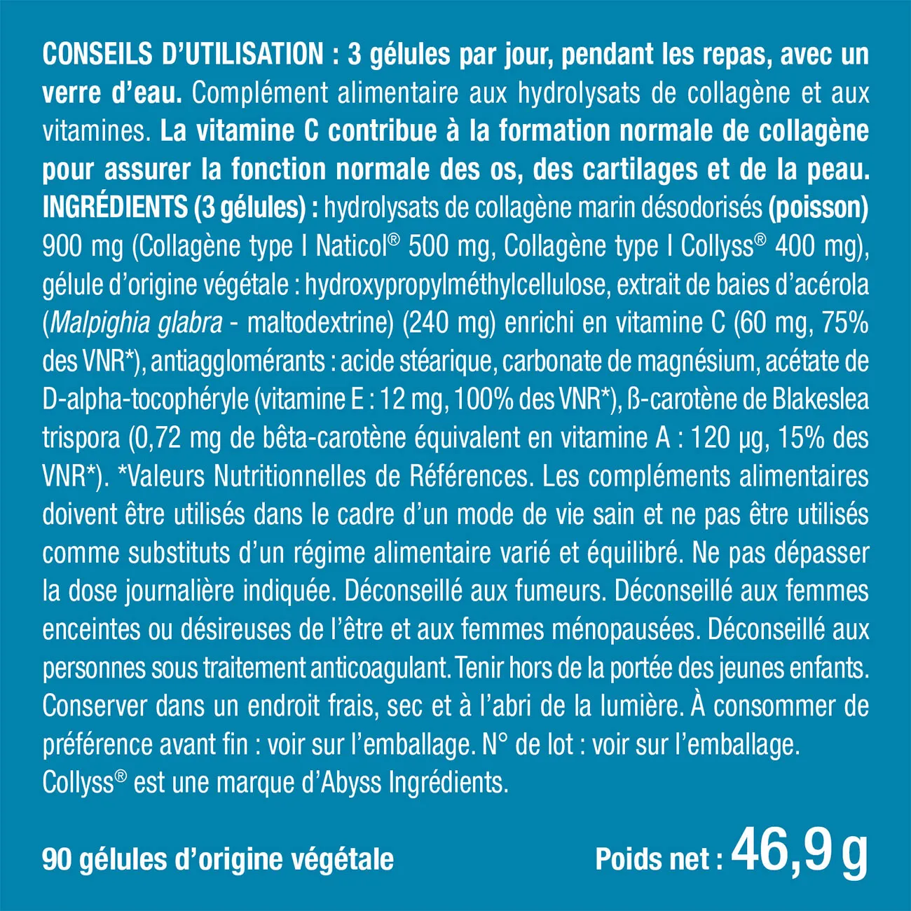 Bienfaits et contre indications pour Collagène