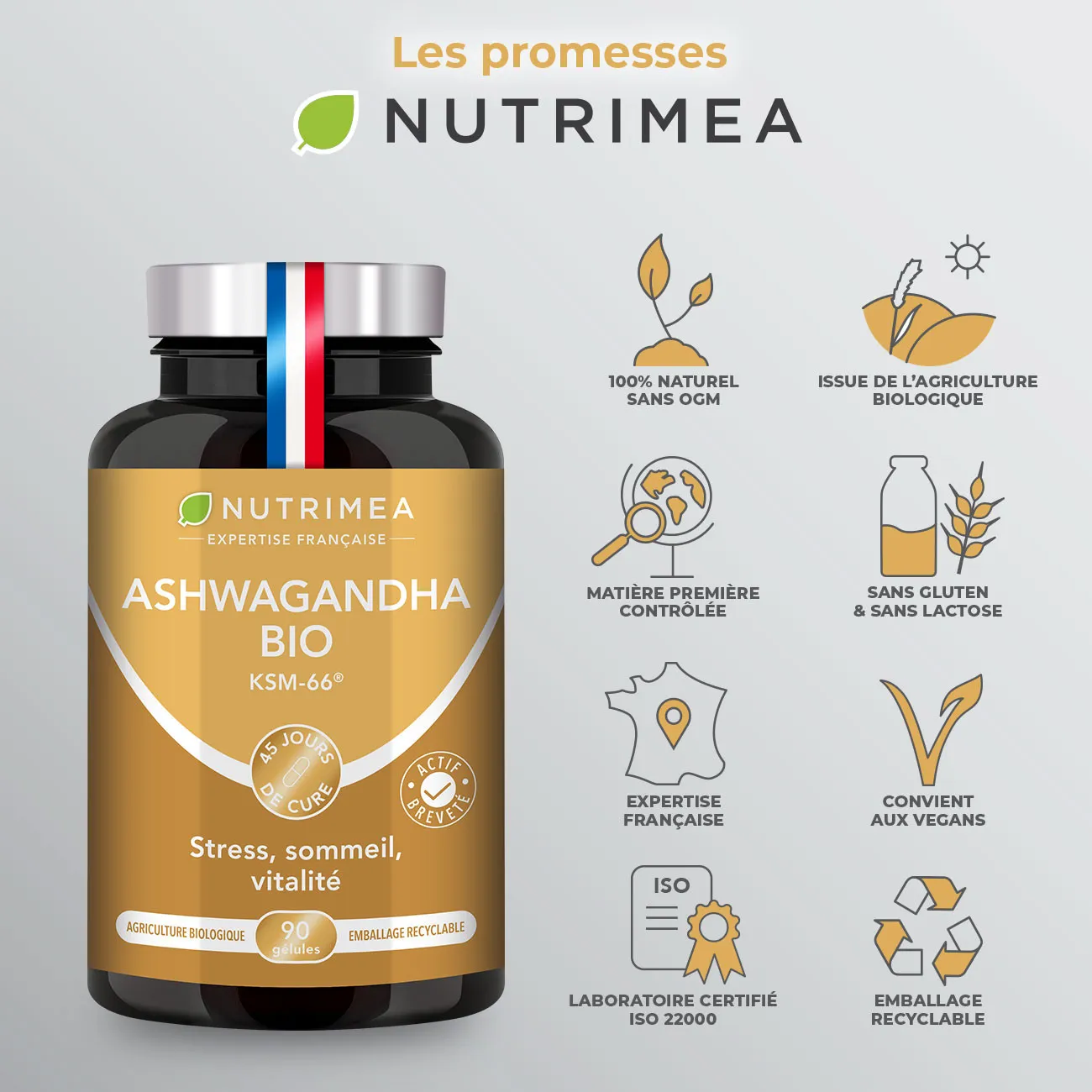 Gélules de Ashwagandha Bio