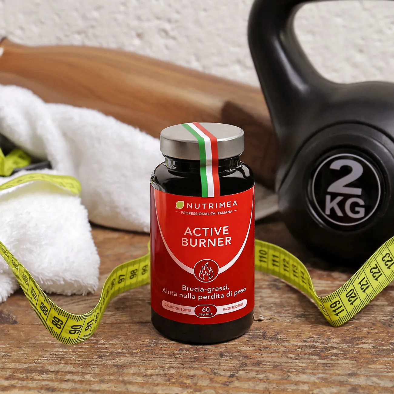 Integratore alimentare Active Burner Nutrimea 60 capsule con caffeina, kola, zenzero, carnitina