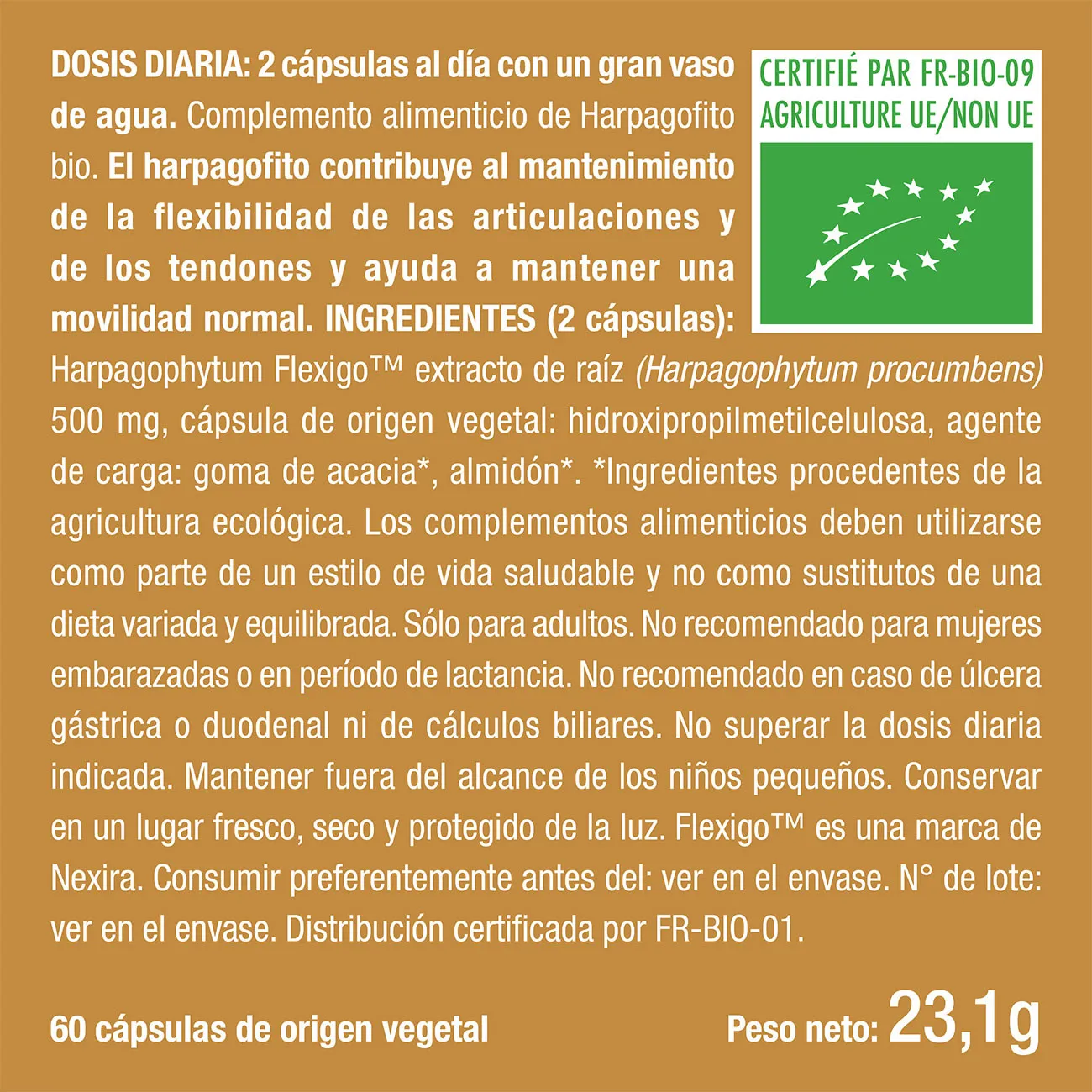 Beneficios y contraindicaciones de Harpagofito BIO