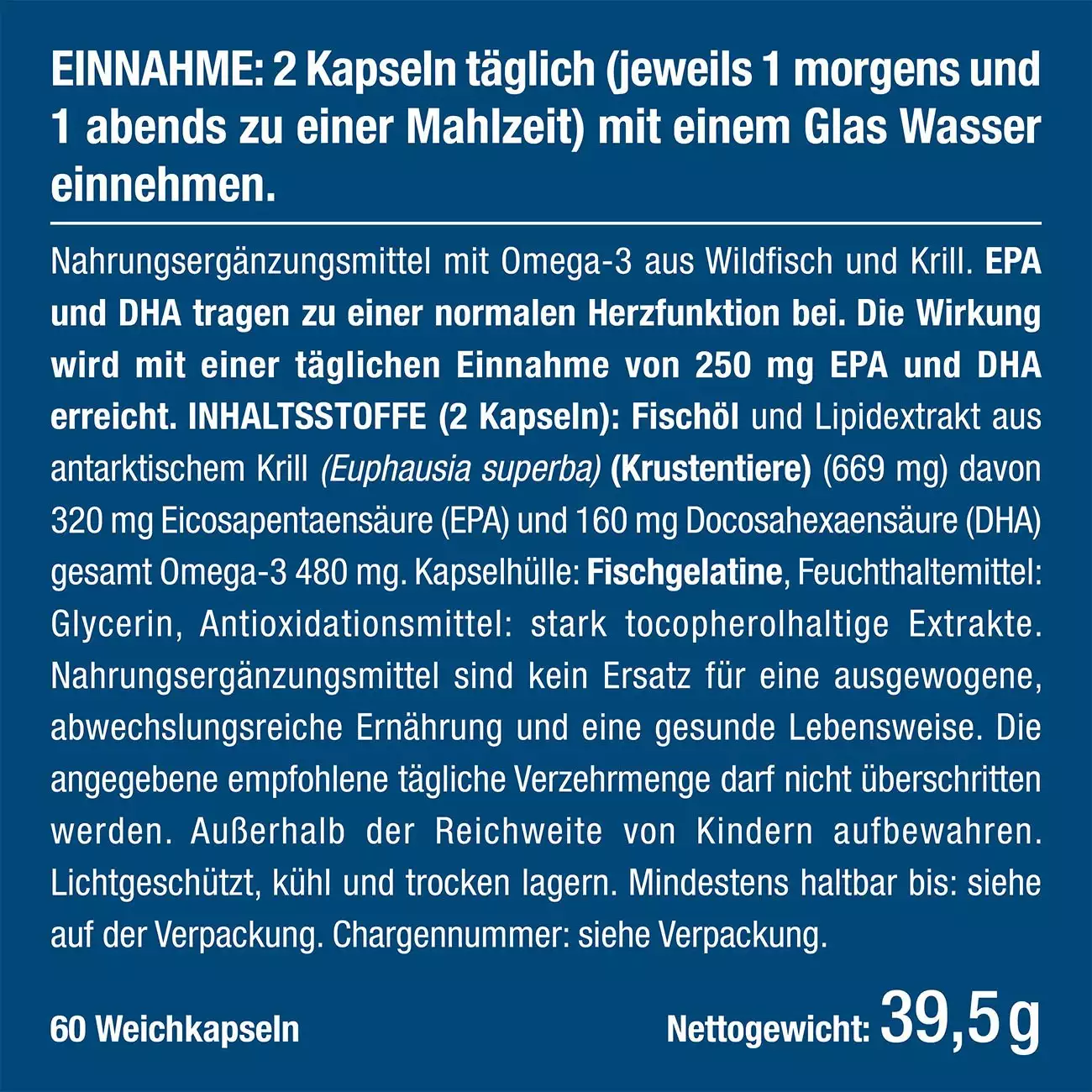 Vorteile und Risiken von Omega 3 + Krill