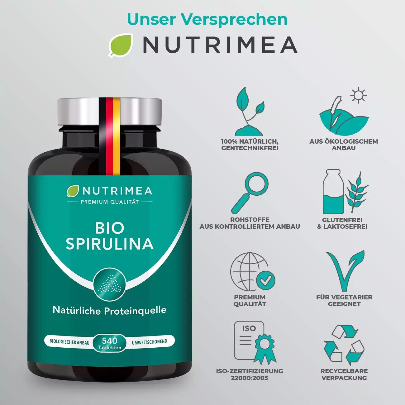 DETOX Spirulina BIO Kapseln.