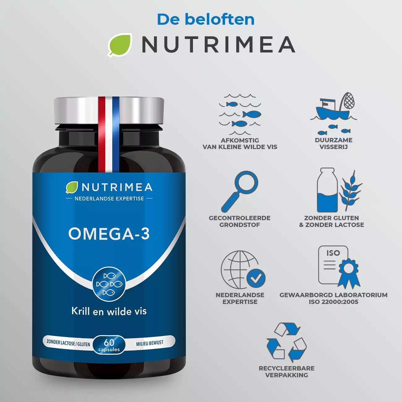 Omega3 + Krill als voedingssupplement 